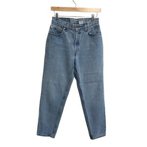 Vintage Levi's 1998 Light Wash 550 Relaxed Fit Tapered Leg Jeans Size 26 Waist S